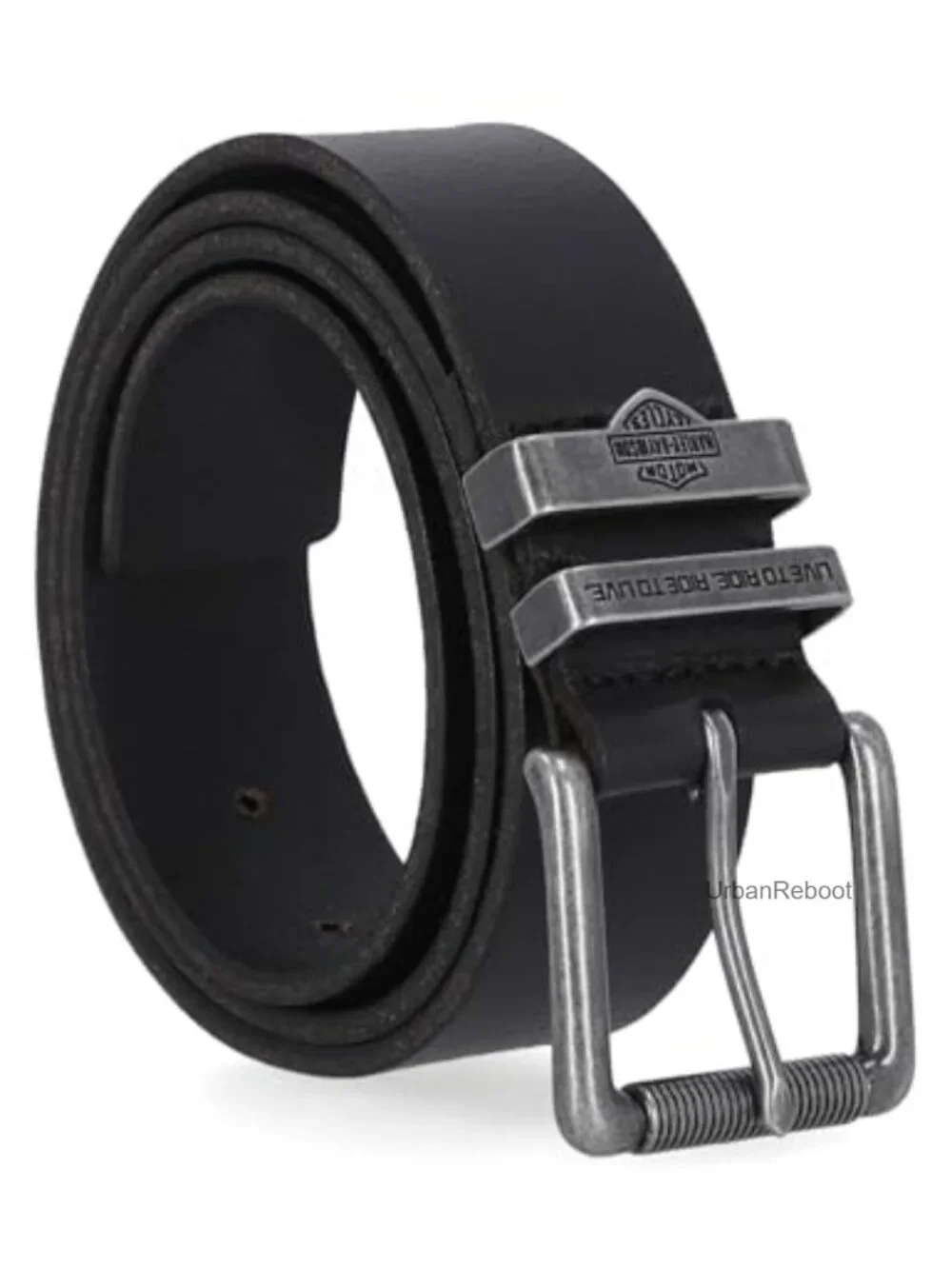 Genuine Leather 38mm Buckle Belt for Men, Classic Casual Everyday Belt